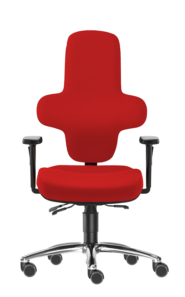 Bürostuhl zur Rückenunterstützung 